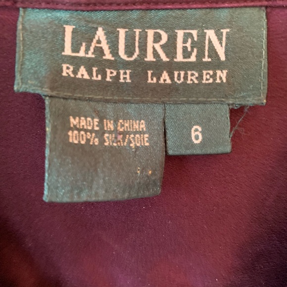 Vintage Burgundy Ralph Lauren Shirt - Picture 3 of 5